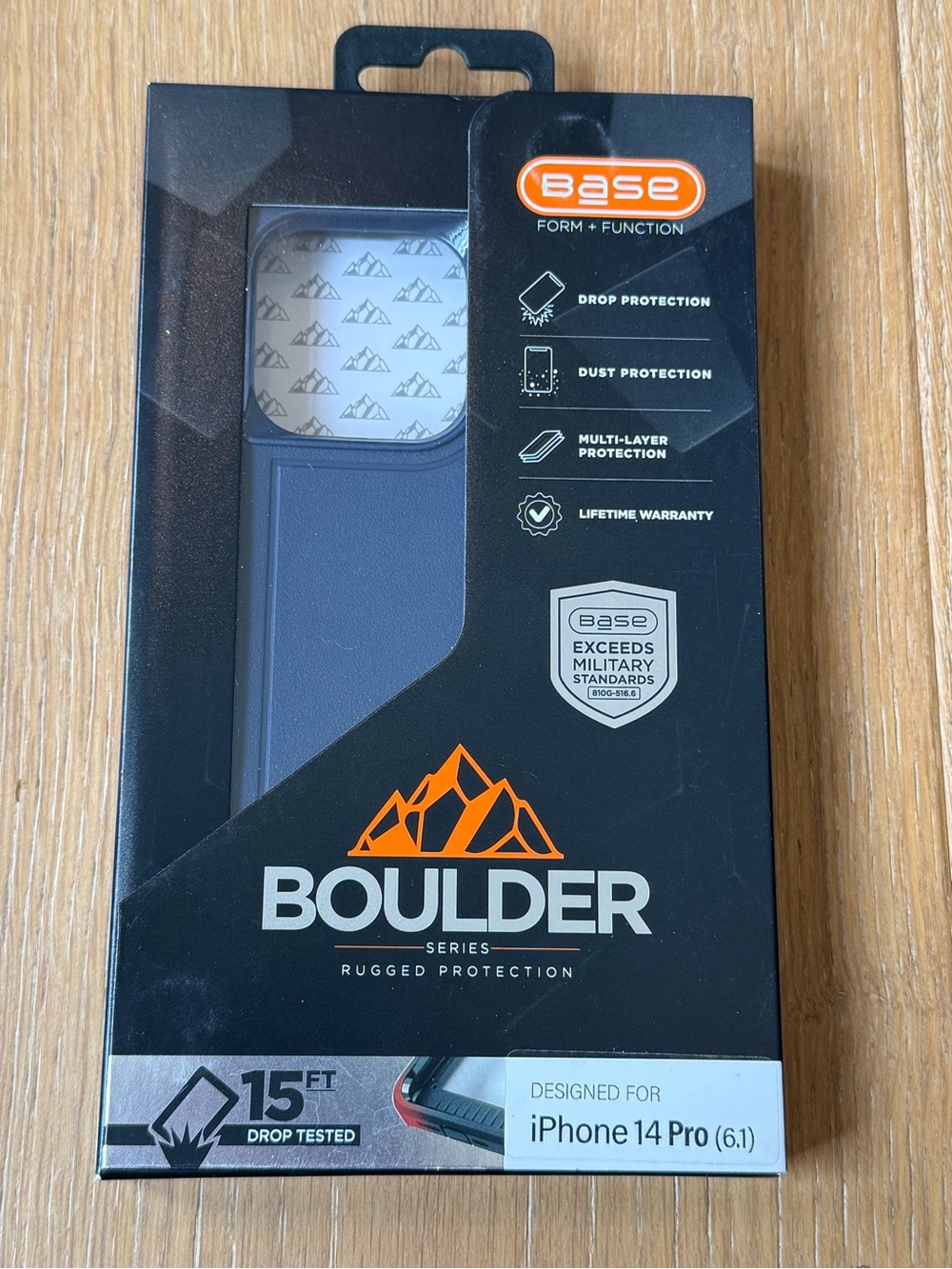 New xBase Boulder Rugged Protection Case for iPhone 14 Pro 6.1” Navy Blue